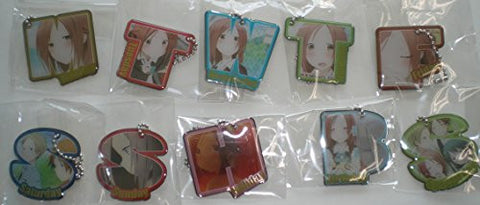 Isshuukan Friends. - Fujimiya Kaori - Yamagishi Saki - Isshuukan Friends Trading Metal Charm Keychain - Keyholder - Metal Charm - Wednesday (Proof)