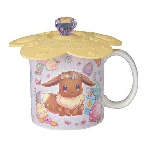 Pocket Monsters - Eievui - Pikachu - Mug Cup with Lid - Pikachu & Eievui's Easter