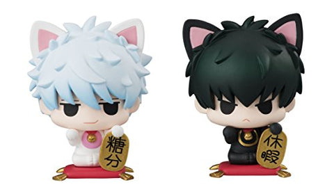 Gintama. - Sakata Gintoki - Petit Chara Land - Maneki Makuri Neko Set (MegaHouse)