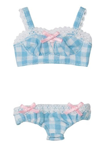 Doll Clothes - KIKIPOP! - Kinoko Planet - Gingham☆Bra & Shorts Set - Soda (Azone)