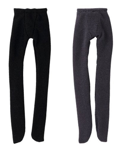 Doll Clothes - Picconeemo Costume - Tights - 1/12 - B Set, Black & Gray (Azone)