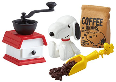 Peanuts - Snoopy - Woodstock - Snoopy Vintage Cafe - 1 - Hamburger Plate (Re-Ment)