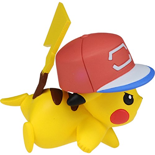 Takaratomy Pokemon Sun & Moon - Ash's Pikachu Alola Cap Action Figure