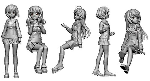 Girls und Panzer - Nishizumi Miho - Isuzu Hana - Reizei Mako - Akiyama Yukari - Takebe Saori - 1/35 - Final Chapter Teaser Visual Winter Uniform Ver. (Platz)