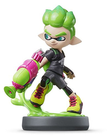 Splatoon 2 - Inkling - Amiibo - Amiibo Splatoon Series - Boy, Neon Green (Nintendo)