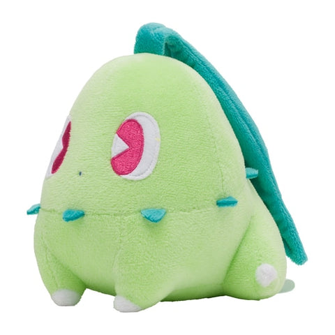 Pokemon - Chikorita - Saiko Soda Refresh Plushie (Pokemon Center)
