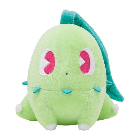 Pokemon - Chikorita - Saiko Soda Refresh Plushie (Pokemon Center)
