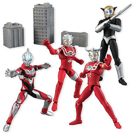 Ultraman Leo - Astra - Bandai Shokugan - Candy Toy - Shodo - Shodo Ultraman VS5 (Bandai)