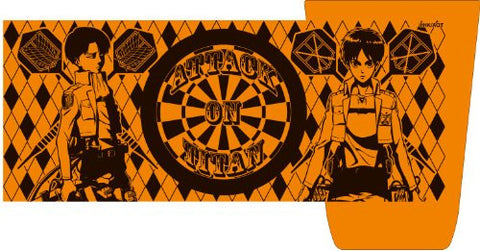 Shingeki no Kyojin - Levi - Eren Yeager - Glass - Slim Tumbler - Cup (Fragment)