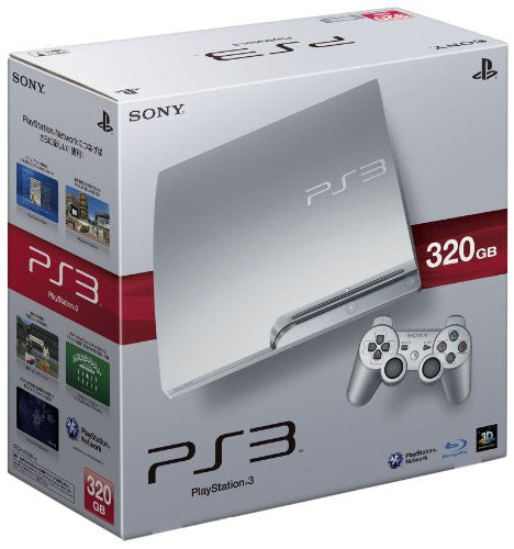 PlayStation3 Slim Console (HDD 320GB Satin Silver Model) - 110V