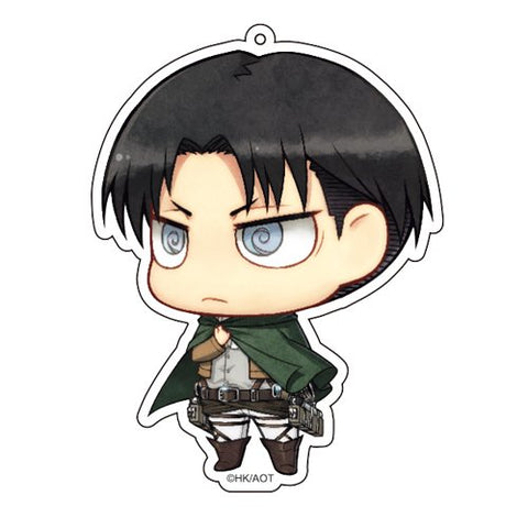 Shingeki no Kyojin - Levi - Deka Keyholder - Keyholder - Chimi, Salute ver. (Contents Seed)