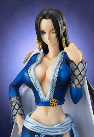 One Piece - Boa Hancock - Excellent Model - Portrait Of Pirates EX - 1/8 - Blue ver. (MegaHouse)