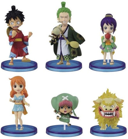 One Piece - Luffy - Zoro - Tama - Nami - Chopper - Komachiyo - World Collectable Figure Wano Kuni 1 (Bandai Spirits)