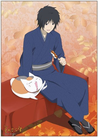 Natsume Yuujinchou - Madara (Nyanko-sensei) - Tanuma Kaname - Clear Poster (Penguin Parade)