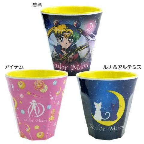 Bishoujo Senshi Sailor Moon - Artemis - Luna - Sailor Jupiter - Sailor Mars - Sailor Mercury - Sailor Moon - Sailor Venus - Melamine Cup - Luna & Artemis ML (Hasepro)