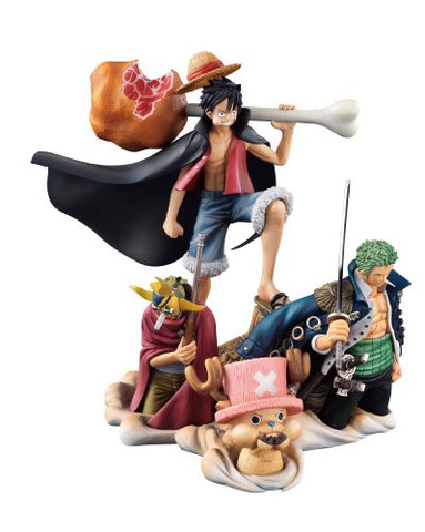 One Piece - Monkey D. Luffy - Roronoa Zoro - Sogeking - Tony Tony Chopper - Desktop Real McCoy (MegaHouse)