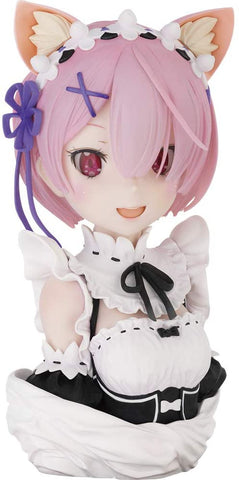 Re:Zero kara Hajimeru Isekai Seikatsu - Ram - 1/3 - ArtScale Bust - Ichiban Kuji Yorokobi nasai, Ryoutenihanatte Yatsu yo - Last One ver. (Bandai Spirits)