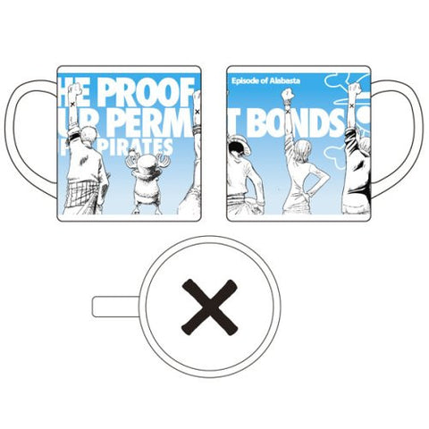 One Piece - Monkey D. Luffy - Nami - Roronoa Zoro - Sanji - Tony Tony Chopper - Usopp - Mug - Companion`s Sign (Cospa)