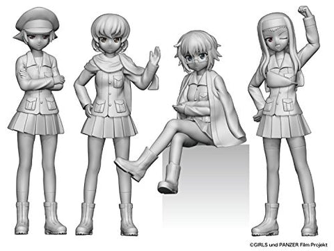 Girls und Panzer - Matsumoto Riko - Nogami Takeko - Sugiyama Kiyomi - Suzuki Takako - 1/35 - Panzer Jacket Ver. (Platz)