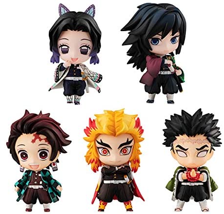 Kimetsu no Yaiba - Kamado Tanjirou - Kimetsu no Yaiba Tanjirou to Hashira-tachi Mascot Set A 2022-Re-release  (MegaHouse)