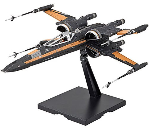 Star Wars: The Last Jedi - Spacecrafts & Vehicles - Star Wars Plastic Model - Poe's Boosted X-Wing Fighter - 1/72 (Bandai)