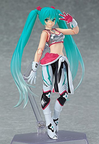 GOOD SMILE Racing - Vocaloid - Hatsune Miku - Figma #233 - EV MIRAI ver., Racing 2013 (Max Factory)