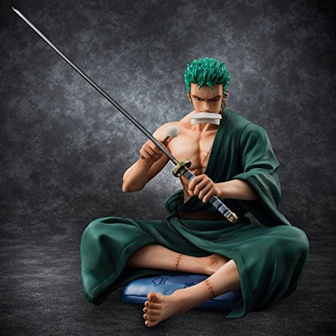 One Piece - Roronoa Zoro - Excellent Model - Portrait Of Pirates Limited Edition - Portrait of Pirates SOC - 1/8