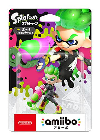 Splatoon 2 - Inkling - Amiibo - Amiibo Splatoon Series - Boy, Neon Green (Nintendo)