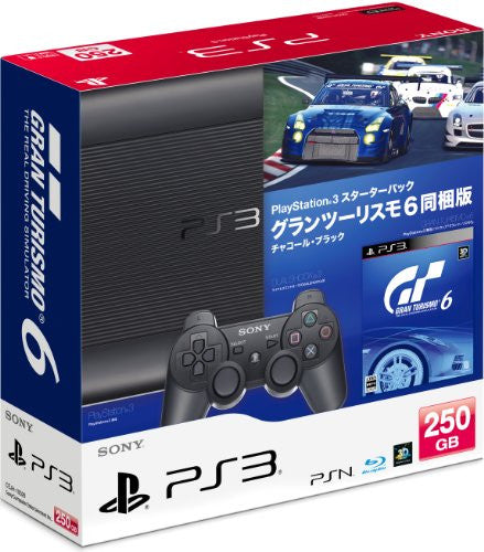 PlayStation3 New Slim Console with Turismo Pack - Japan 6 Solaris (Char Gran - Starter