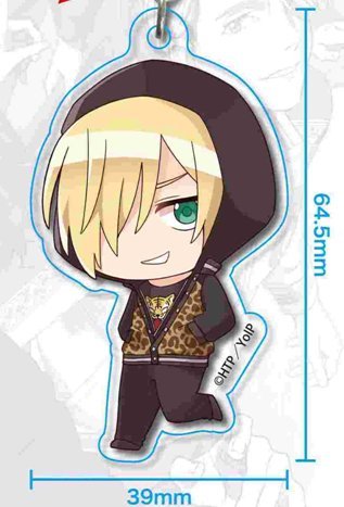 Yuri!!! on Ice Yuri Plisetsky Acrylic Keychain Keyholder