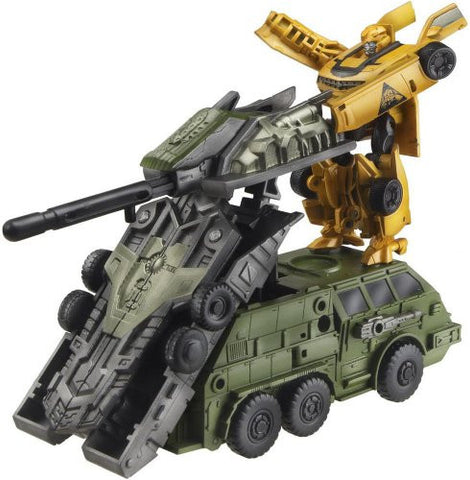 Transformers Darkside Moon - Bumble - Cyberverse - CV02 - Bumblebee & Mobile Battle Bunker (Takara Tomy)