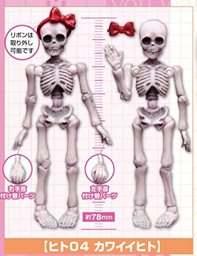 re-MENT Pose Skeleton フィギュアセット Amazon.com: Re-Ment Pose Skeleton Human 01 moveable 1/18