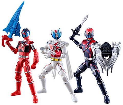 Uchuu Sentai Kyuranger - Shishi Red - Bandai Shokugan - Candy Toy - Uchuu Sentai Kyuranger Yu-Do 1 - Yu-Do - Shishi Red Orion (Bandai)