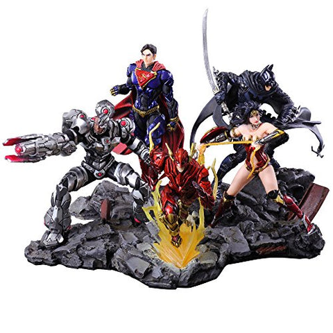 Justice League - Batman - Trading Arts - DC Comics Variant Trading Art - Painted Ver. (Square Enix)