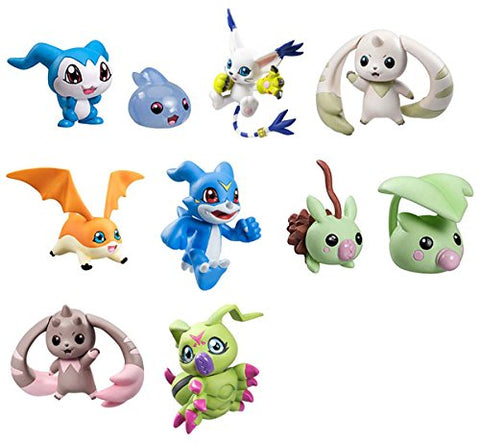 Digimon Adventure 02 - DigiColle - Digital Monster Digi Colle Data 3 (MegaHouse) - Set of 8