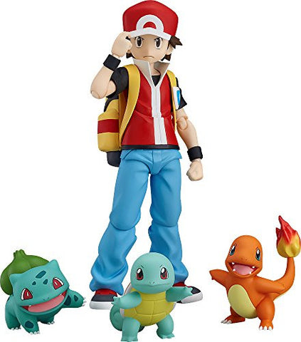 Pocket Monsters - Fushigidane - Hitokage - Pikachu - Red - Zenigame - Figma #356 (Good Smile Company, Max Factory)