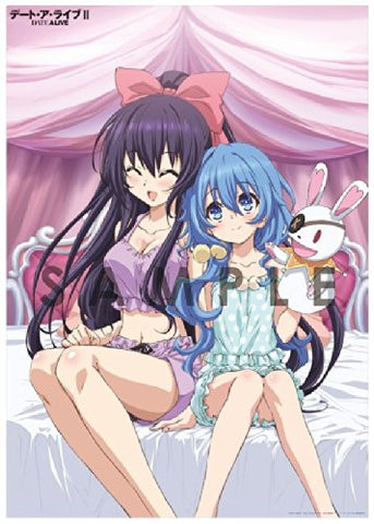 Date A Live II - Yatogami Tooka - Yoshino - Clear Poster (flagments)