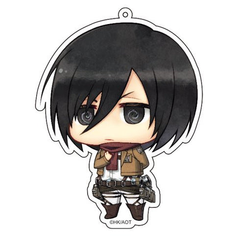 Shingeki no Kyojin - Mikasa Ackerman - Deka Keyholder - Keyholder - Chimi, Salute ver. (Contents Seed)