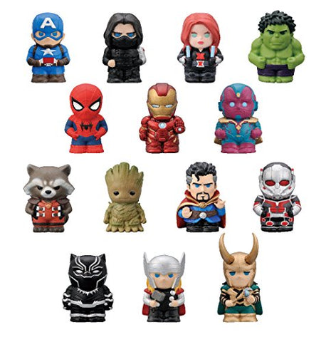 Avengers - Captain America - Finger Puppet - Marvel Sofubi Puppet Mascot (Ensky)