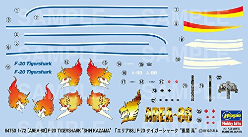 Area 88 - F-20 Tigershark - 1/72 (Hasegawa) - Solaris Japan