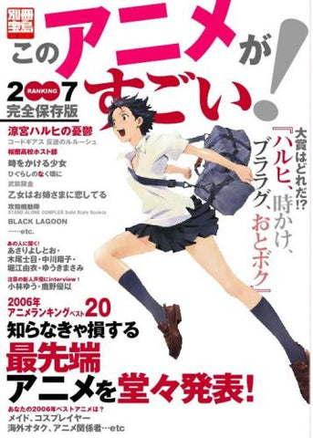 Best Of Animation In 2007 "Kono Anime Ga Sugoi!" Collection Book