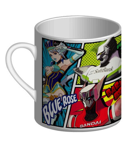 Tiger & Bunny - Barnaby Brooks Jr. - Blue Rose - Dragon Kid - Fire Emblem - Origami Cyclone - Rock Bison - Sky High - Wild Tiger - Mug - Hero ver. (Plex)