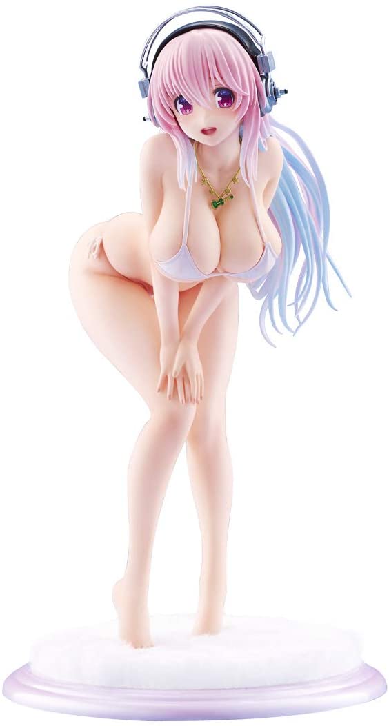 Super Sonico Dream Tech White Swimsuit Style Wave 1/7 Scale high quality Figure