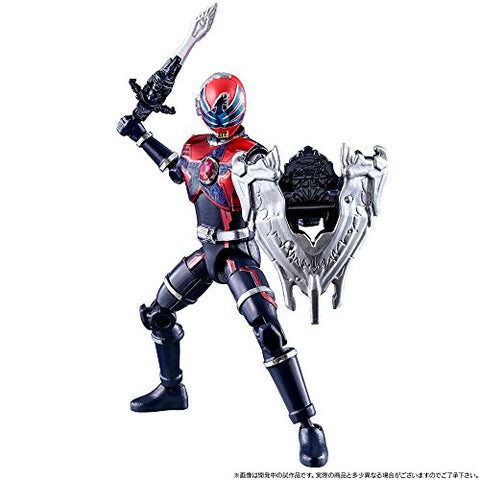 Uchuu Sentai Kyuranger - Shishi Red - Bandai Shokugan - Candy Toy - Uchuu Sentai Kyuranger Yu-Do 1 - Yu-Do - Shishi Red Orion (Bandai)