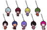 Kuroko no Basket - Murasakibara Atsushi - Kuroko no Basket Rubber Mascot - Nitotan - Rubber Mascot - Rubber Strap - Strap - Set