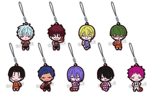 Kuroko no Basket - Murasakibara Atsushi - Kuroko no Basket Rubber Mascot - Nitotan - Rubber Mascot - Rubber Strap - Strap - Set
