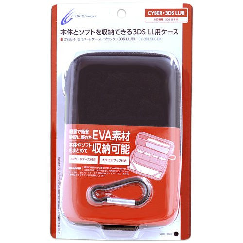 Semi Hard Case for 3DS LL (Black) - Solaris Japan