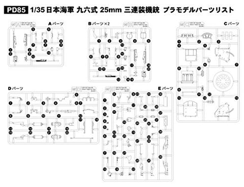 Kantai Collection ~Kan Colle~ - 25mm Sanrensou Kijuu - Pair-Dot - 1/35 (Pit-Road)