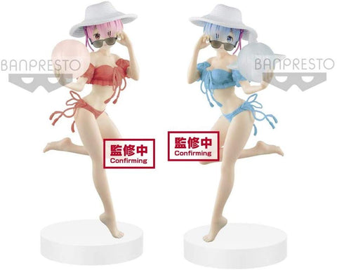 Re:Zero Starting Life in Another World -Rem - Ram - EXQ Figure - Special Assortment Vol.2 - Set of 2 Figures (Bandai Spirits)