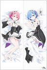 Re:Zero kara Hajimeru Isekai Seikatsu - Ram - Rem - Dakimakura Cover - Bed Sheet (Groove Garage)